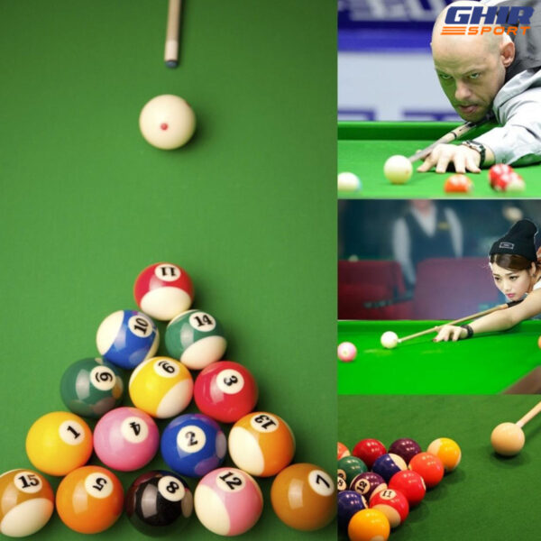 BOULE BLANCH AVEC POINT ROUGE POUR BILLARD – Image 4