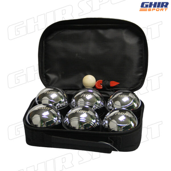 ⁦JEU DE BOULES DE PETANQUE EN CHROME (6 BOULES) FZB-0176⁩ - الصورة ⁦3⁩