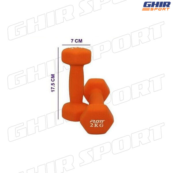 HALTERE HEXAGONALE EN NEOPRENE FLOTT FWS-2000 – Image 3