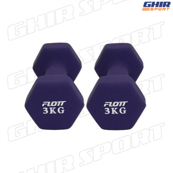 HALTERE HEXAGONALE EN NEOPRENE FLOTT FWS-2000 – Image 6