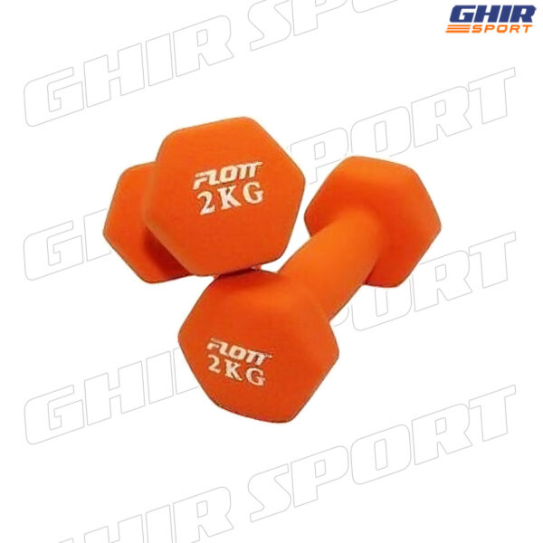 HALTERE HEXAGONALE EN NEOPRENE FLOTT FWS-2000 – Image 2