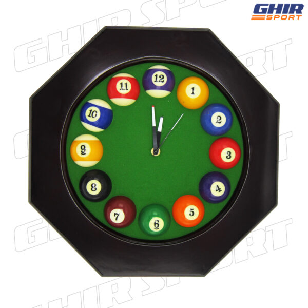 ⁦HORLOGE MURALE BILLARD OCTOGONE⁩ - الصورة ⁦2⁩