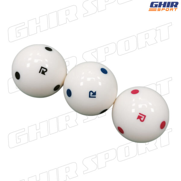 BOULES BLANCHES BILLARD ROCK  MULTICOLOURS