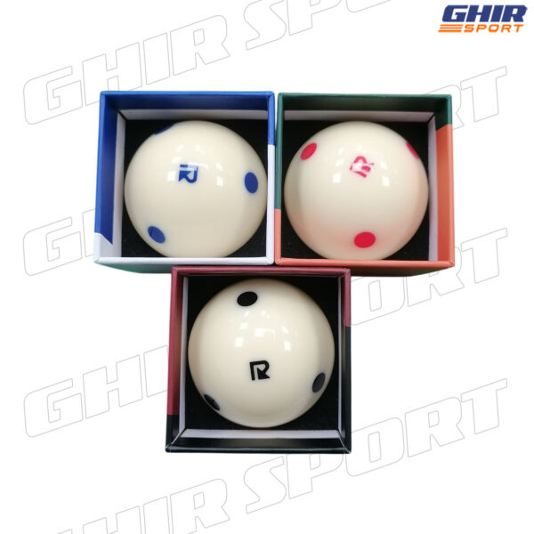 ⁦BOULES BLANCHES BILLARD ROCK  MULTICOLOURS⁩ - الصورة ⁦3⁩