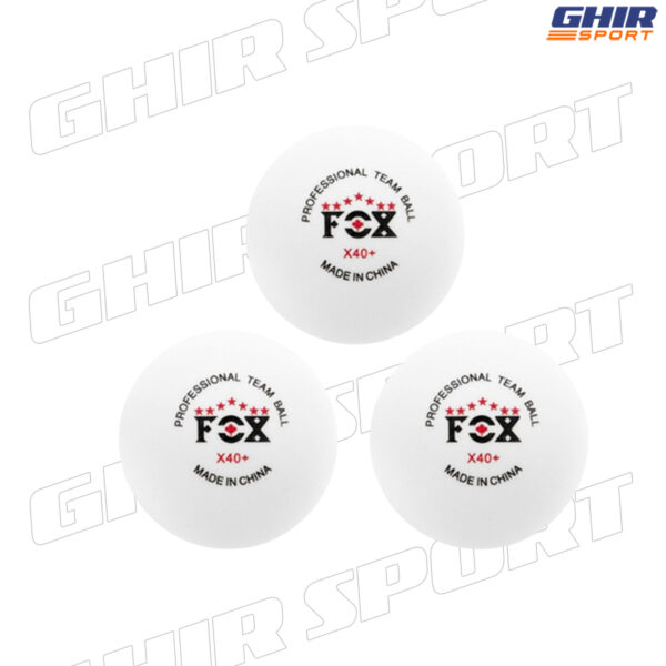 ⁦Balles de Tennis de Table FOX – Lot de 60 pièces⁩ - الصورة ⁦4⁩