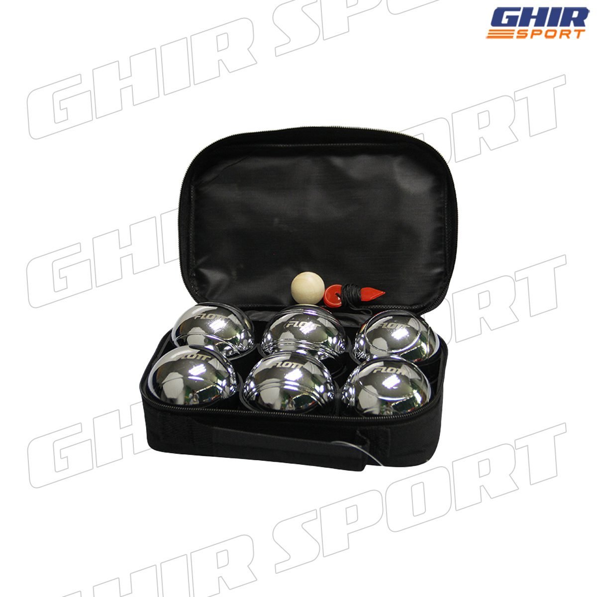 G43VRC6.jpg Jeu De Boules De Petanque En Chrome (6 Boules) Fzb-0176 – Image 1