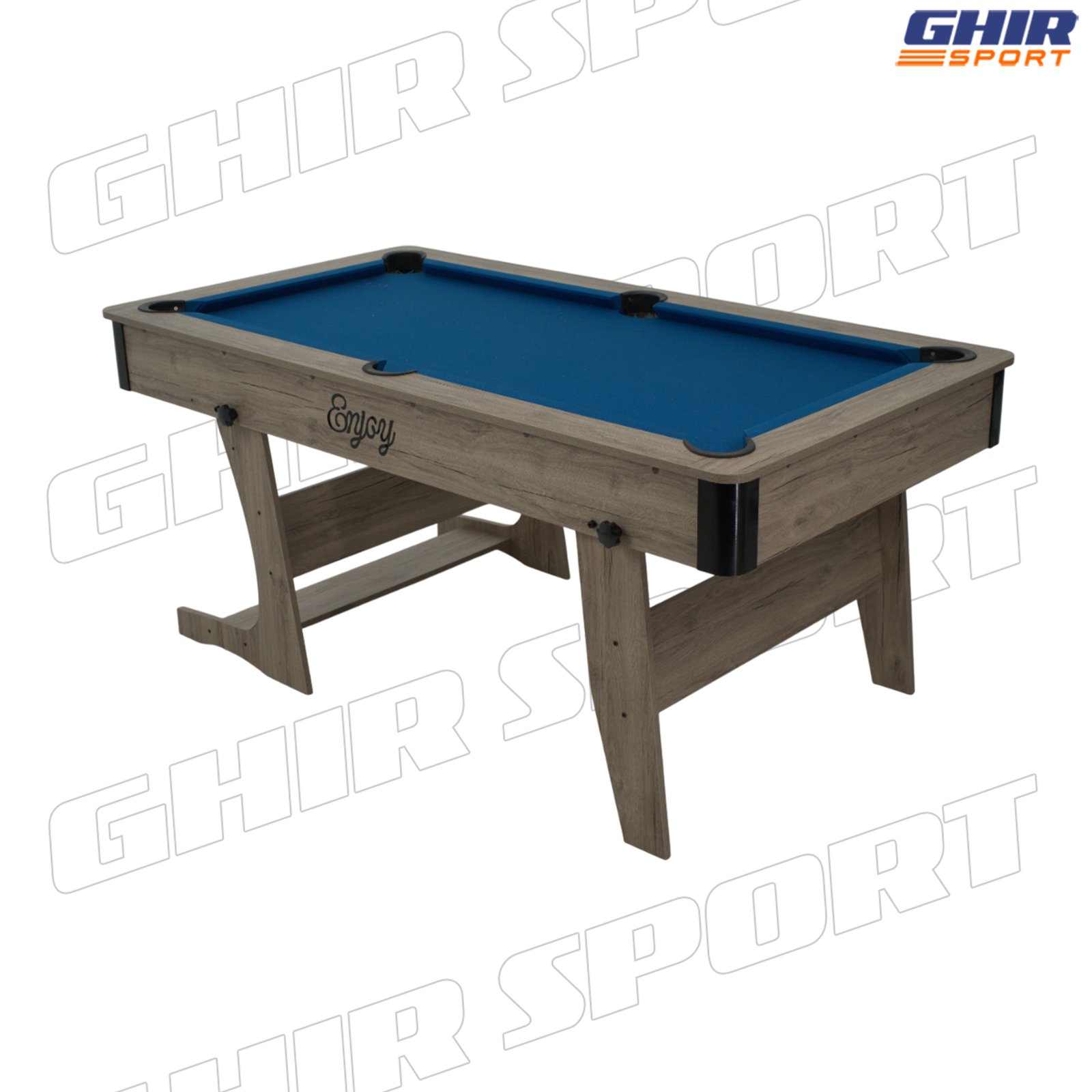 Table de Jeu Multifonction 4-en-1_2 Table de Billard Convertible et Pliable 6ft (4 en 1) – Image 1