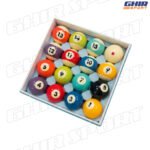 Jeu de billes ou Boules de billard Euler en résine - Diamètre 57 mm
